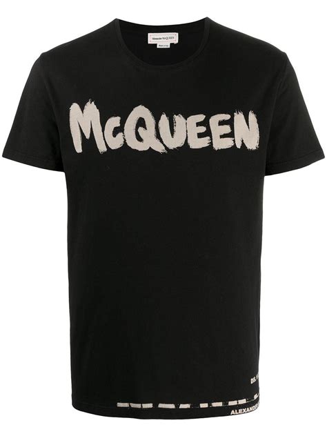 alexander mcqueen logo shirt.